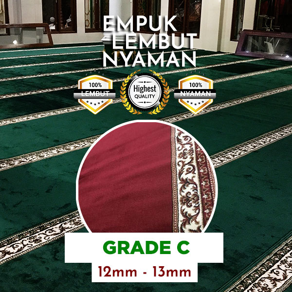 Grade C Pusat Karpet Masjid 